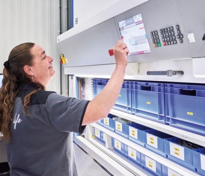 HänelSoft(R) -N:  Lagerplatz und Artikelinformation (Foto: Hänel GmbH & Co. KG)