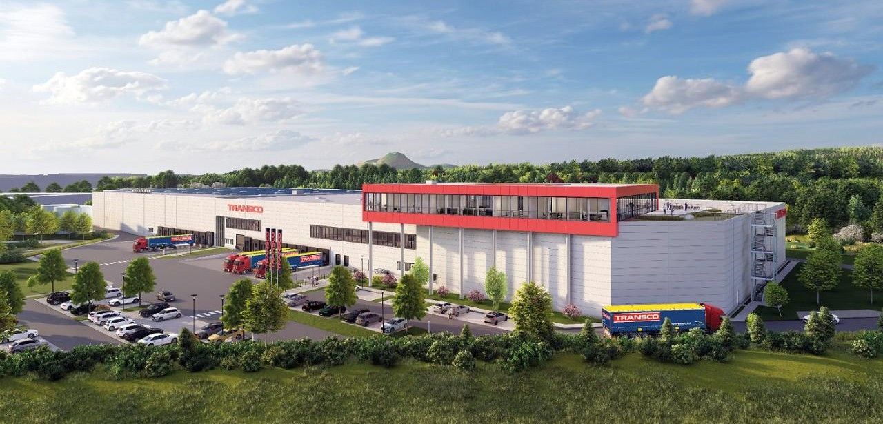 Standort Singen profitiert von Grenznähe Schweiz und intermodaler Anbindung Transco investiert vierzig Millionen Euro in bahnbrechendes Logistikzentrum (Foto: Goldbeck GmbH)