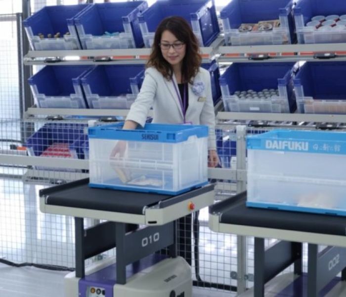 Daifuku präsentiert neues Trio von Sorting Transfer Robots (Foto: DAIFUKU Co., Ltd. Germany Branch)